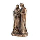 The Holy Family – Bronze-Finish Statue – 8.5 cm – view 3