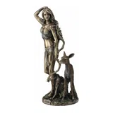 Artemis — Goddess of Hunting and Wildlife — Bronze-Finish Statue, 25 cm – view 2