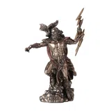 Zeus — God of the Sky — Bronze-Finish Statue, 19 cm