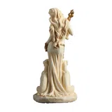 Hecate – White and Gold Statue – 15.5 cm – view 4