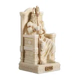 Zeus Seated on His Throne — White Statue, 8.5 cm – view 4