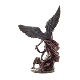 Archangel Michael – Defender of Heaven – Bronze-Finish Statue – 20 cm – view 3