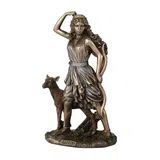 Artemis — Goddess of Hunting — Bronze-Finish Statue, 16.5 cm