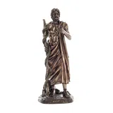 Asclepius – God of Medicine – Bronze-Finish Statue – 26 cm