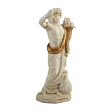 Dionysus — God of Wine — White Statue – 16 cm – view 3