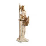 Athena, Goddess of Wisdom – White Statue – 16.5 cm – view 3