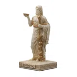 Asclepius — God of Medicine — White Statue, 9 cm – view 3