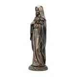 The Immaculate Heart of Mary — Bronze-Finish Statue, 20.5 cm – view 2