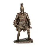 Alexander the Great — King of Macedon — Bronze Finish Statue, 17.5 cm
