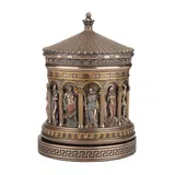 Jewellery Box with the Gods of the Pantheon — Bronze-Finish Jewellery Box, 16.5 × 11 cm – view 4