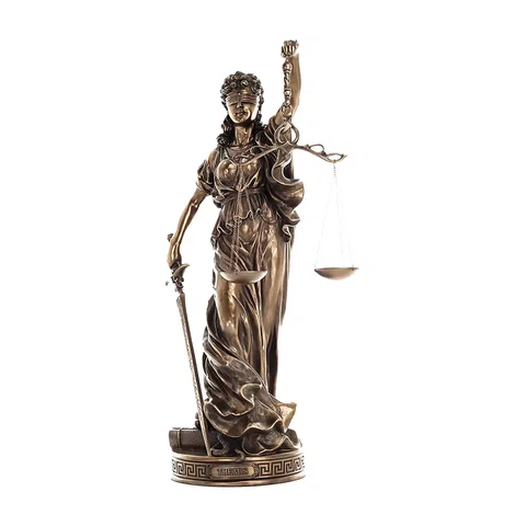 Themis — Goddess of Justice — Bronze Finish Statue, 60 cm – view 1
