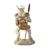 Minotaur – Beast of the Labyrinth – White Statue – 17 cm – view 4