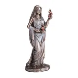 Hestia — Goddess of the Home and Hearth — Bronze-Finish Statue – 16 cm – view 4