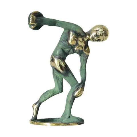 Discobolus Statue by Bronze Pavlakis