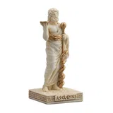 Asclepius — God of Medicine — White Statue, 9 cm – view 2