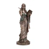 Calliope — Muse of Epic Poetry — Bronze Finish Statue, 23 cm – view 2