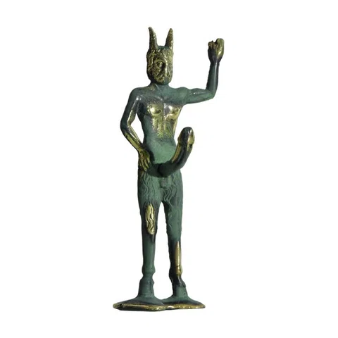 Satyr Statue by Bronze Pavlakis
