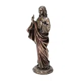 The Sacred Heart of Jesus – Bronze-Finish Statue – 21 cm – view 2