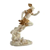 Hermes — Messenger of the Gods — White Statue – 15.5 cm – view 3
