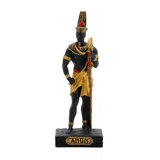 Amun — Egyptian God — Black Statue, 8.5 cm