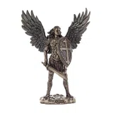 Archangel Michael, Heavenly Guardian – Bronze-Finish Resin Statue – 27.5 cm