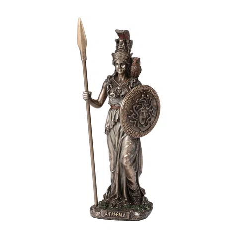 Athena – Goddess of Wisdom – Bronze-Finish Statue – 16.5 cm – view 1
