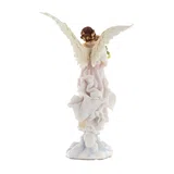 Guardian Angel with Child – Resin Statue – 27 cm – view 3