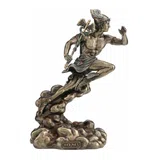 Hermes, Olympian God – Bronze-Finish Resin Statue – 22 cm
