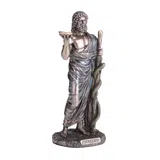 Asclepius – God of Medicine – Bronze-Finish Statue – 16 cm – view 2