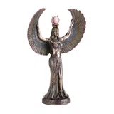 Isis, Egyptian Goddess – Bronze-Finish Resin Statue – 34 cm – view 4