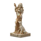 Hecate – Goddess of Magic – White Statue – 9 cm – view 3