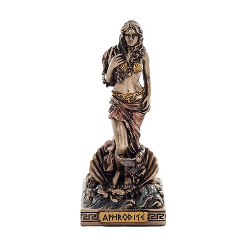Aphrodite – Bronze-Finish Resin Statue – 8.7 cm – view 1