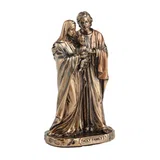 The Holy Family – Bronze-Finish Statue – 8.5 cm – view 2