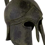Corinthian Helmet with Tall Crest – 25 cm – Dark Green
