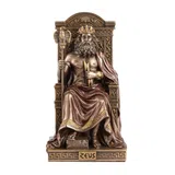 Zeus — God of the Sky and Thunder — Bronze-Finish Statue – 15.5 cm – view 2
