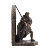Knights Templar Warrior – Bronze-Finish Resin Statue – 19 cm – view 2