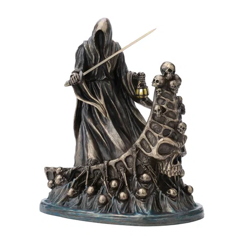 Charon with the Boat of Souls — Bronze-Finish Statue, 20 cm – view 1