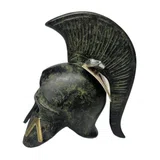 Spartan Helmet with Lambda – 11 cm – Dark Green