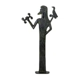 Zeus with Sceptre and Eagle – Flat Sculpture – 25 cm