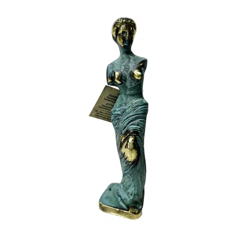 Venus de Milo – Bronze Sculpture – 11 cm – Blue & Gold