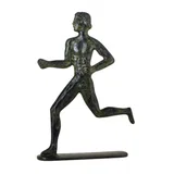Ancient Olympic Runner – Flat Bronze Sculpture – 13 cm