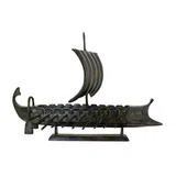 Ancient Greek War Trireme – Bronze Sculpture – 24 cm
