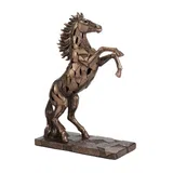 Rearing Horse — Bronze-Finish Statue, 28.5 cm – view 3