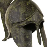 Corinthian Helmet with Short Crest – 17 cm – Dark Green