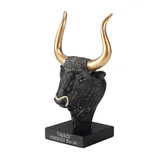 Cretan Bull — Bronze-Finish Bust – 9 cm – view 4