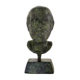 Bust of Hippocrates – Bronze Sculpture – 9 cm