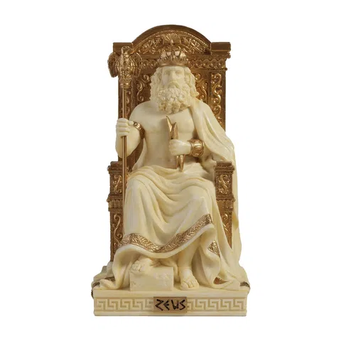 Zeus — God of the Sky and Thunder — Resin Statue, 15.5 cm – view 1