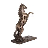 Rearing Horse — Bronze-Finish Statue, 28.5 cm – view 4