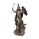 Athena — The Goddess as a Warrior — Bronze Finish Statue, 27 cm – view 2