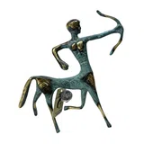 Centaur – Bronze Sculpture – 18 cm – Blue & Gold